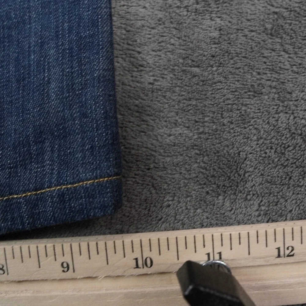 Levis 527 Jeans Mens 42x30 Blue‎ Medium Wash Bootcut Denim Cowboy Baggy Fading